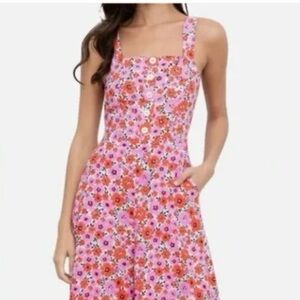 Yumi Kim "Walk This Way" jumpsuit in the Groovy Sunshine floral print SZ 6